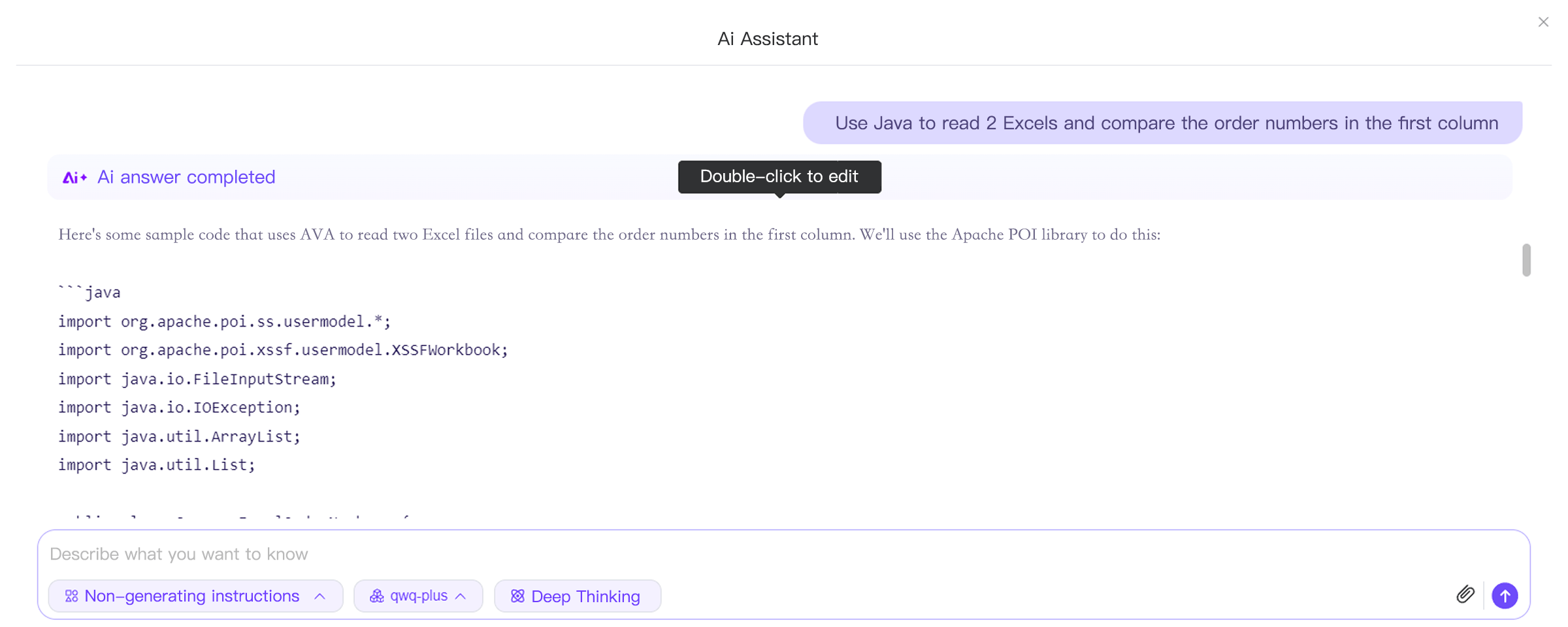 AI Tool Generates Java